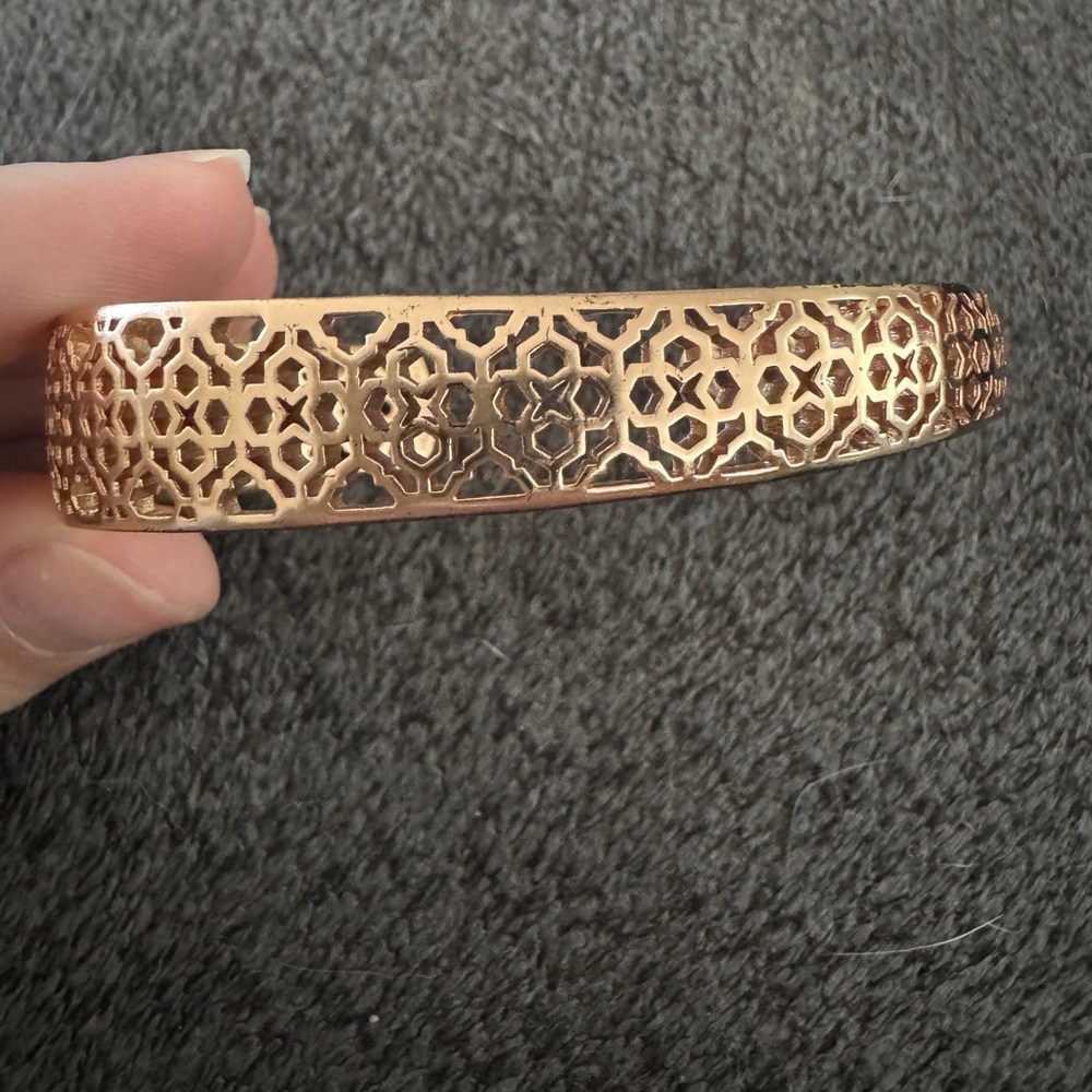 Kendra Scott Rose Gold Filigree Bracelet